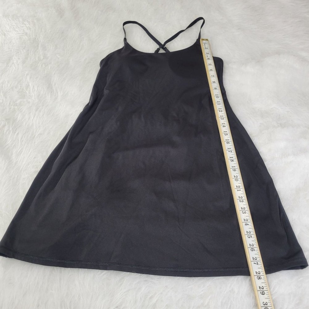 Iuga Black Lined Athletic Racerback Tennis Dress w/ Shorts & Bra Small - Picture 6 of 13